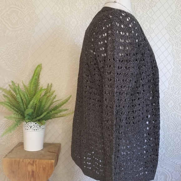NWT DKNY Open Knit Cardi - Picture 2 of 8